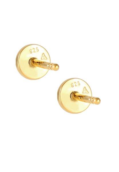 Elli  Boucles d'Oreilles Cercles Basic Géo Ronde Matt 