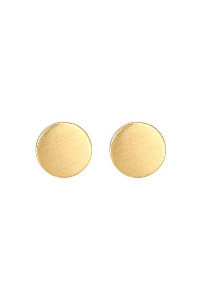 Elli  Boucles d'Oreilles Cercles Basic Géo Ronde Matt 