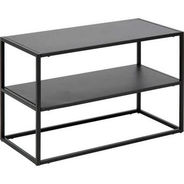 Scarpiera Modern Line 1 piano acciaio nero 70x33x45 5cm