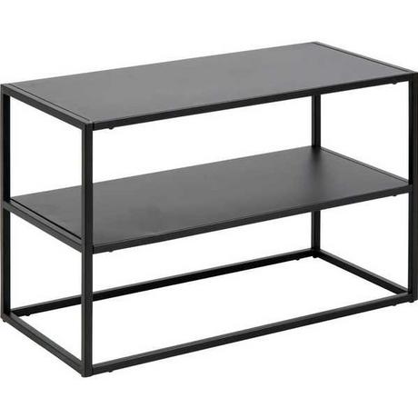 mutoni Scarpiera Modern Line 1 piano acciaio nero 70x33x45 5cm  