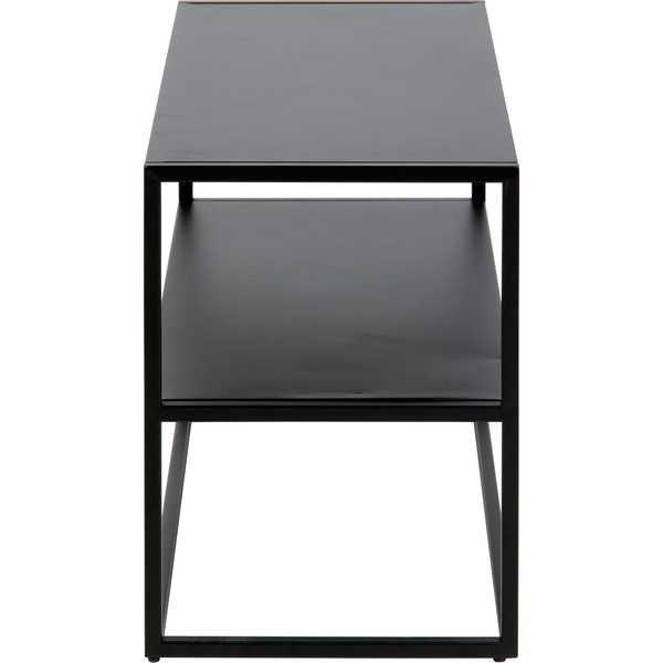 mutoni Scarpiera Modern Line 1 piano acciaio nero 70x33x45 5cm  