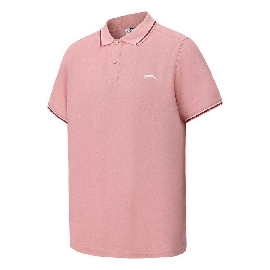 Slazenger Maglietta Polo con Bordo a Contrasto  