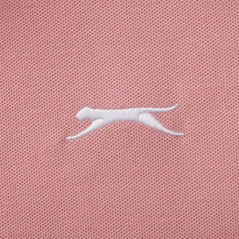 Slazenger Maglietta Polo con Bordo a Contrasto  