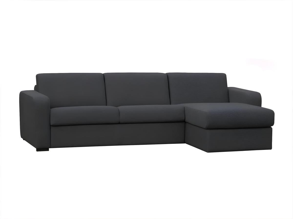 Vente-unique Ecksofa mit Schlaffunktion mit Matratze Stoff FLAVIEN  