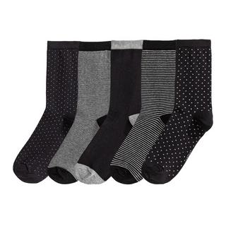 La Redoute Collections Lot de 5 paires de chaussettes  