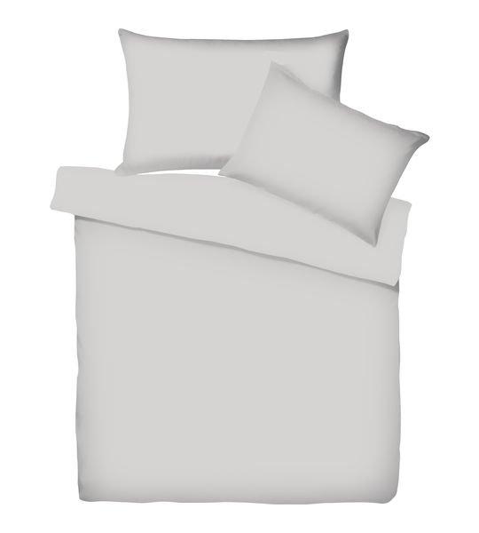 Living Home Uni Satin Taie de duvet  