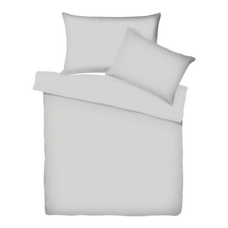 Living Home Uni Satin Taie de duvet  