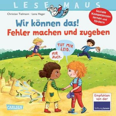 LESEMAUS 134: Wir können das! Fehler machen und zugeben Tielmann, Christian; Heger, Lena (Illustrationen) Gebundene Ausgabe 