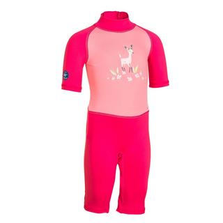 NABAIJI  UV-Schwimmanzug kurzarm Babys/Kleinkinder bedruckt rosa 