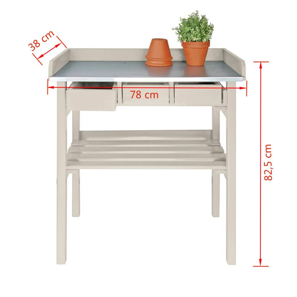 Esschert Design Gartenwerkbank holz  