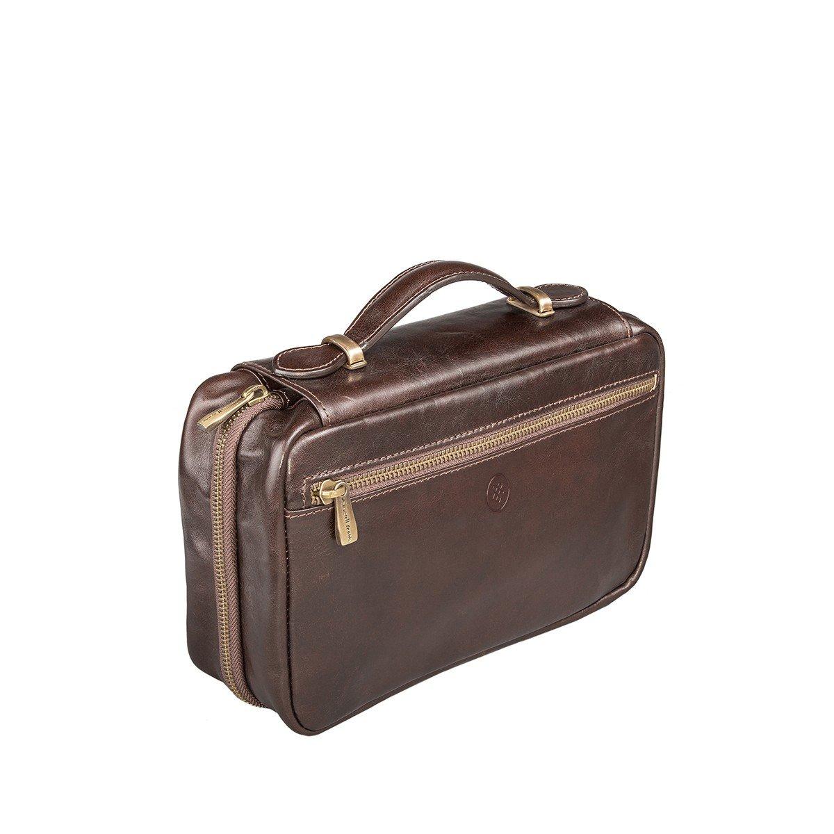 Maxwell Scott  Cascina - Leder Kulturtasche 