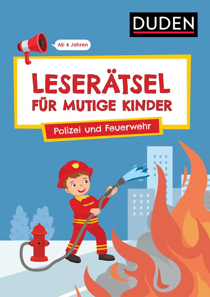 Leserätsel für mutige Kinder - Polizei und Feuerwehr - Ab 6 Jahren Eck, Janine Couverture rigide 