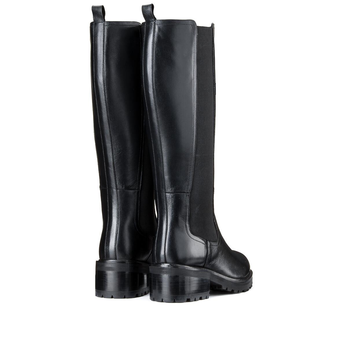 La Redoute Collections  Stiefel mit Dehneinsatz und Profilsohle 