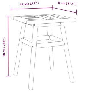 VidaXL Beistelltisch akazienholz  
