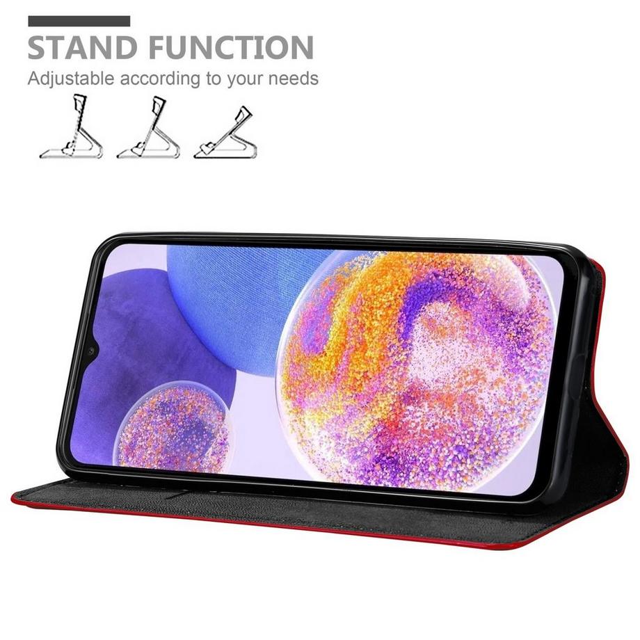 Cadorabo  Housse compatible avec Samsung Galaxy A23 4G / 5G - Coque de protection avec fermeture magnétique, fonction de support et compartiment pour carte 