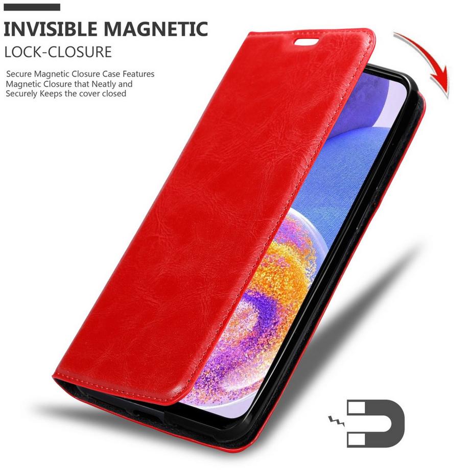 Cadorabo  Housse compatible avec Samsung Galaxy A23 4G / 5G - Coque de protection avec fermeture magnétique, fonction de support et compartiment pour carte 