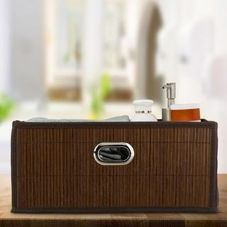Northix Aufbewahrungskorb Bamboo Flat  