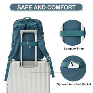 Only-bags.store Eleganter mittlerer Laptop Rucksack USB Ladeanschluss Schulrucksack  