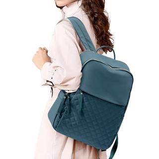 Only-bags.store Eleganter mittlerer Laptop Rucksack USB Ladeanschluss Schulrucksack  