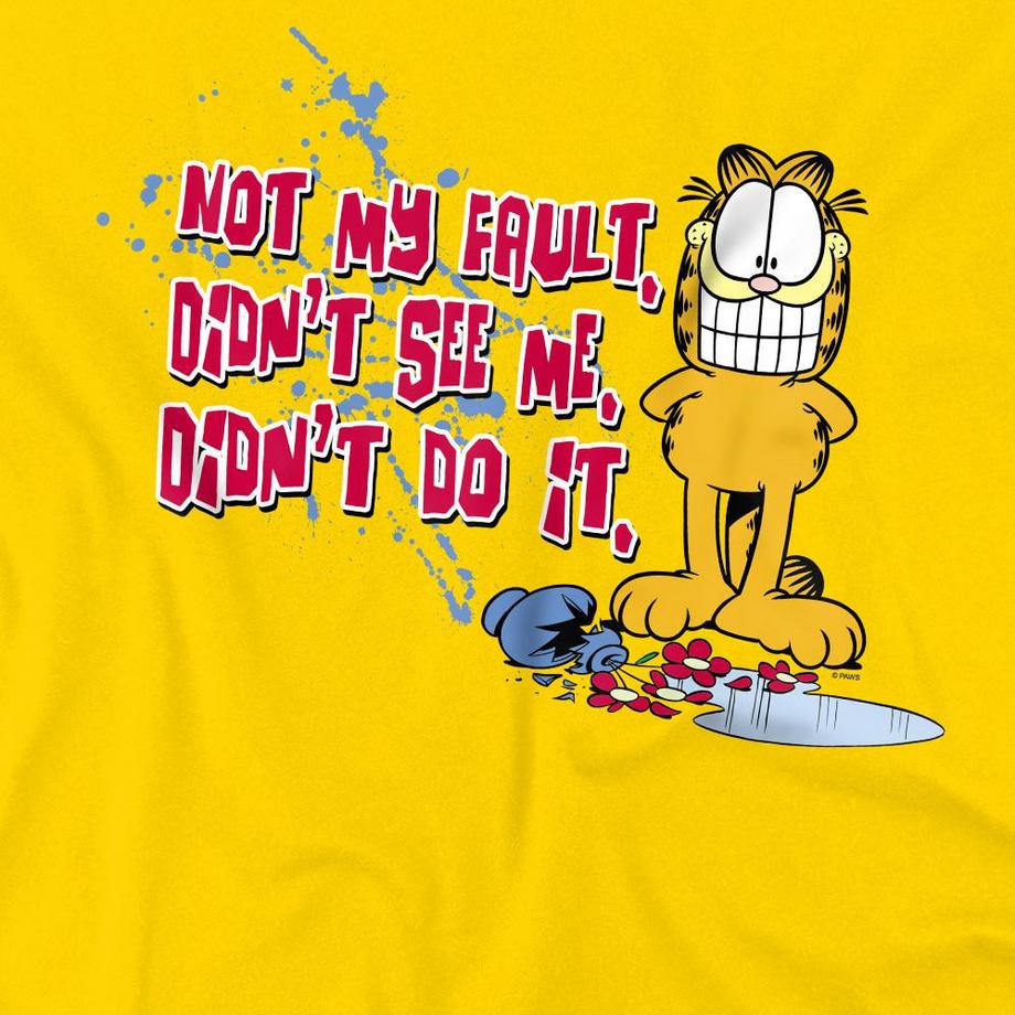 Garfield T-Shirt Not My Fault  