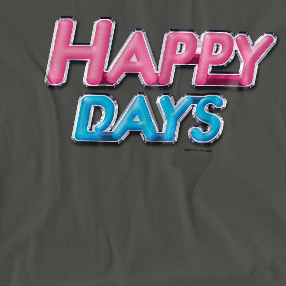 Happy Days Happy Days T-Shirt Stampata  