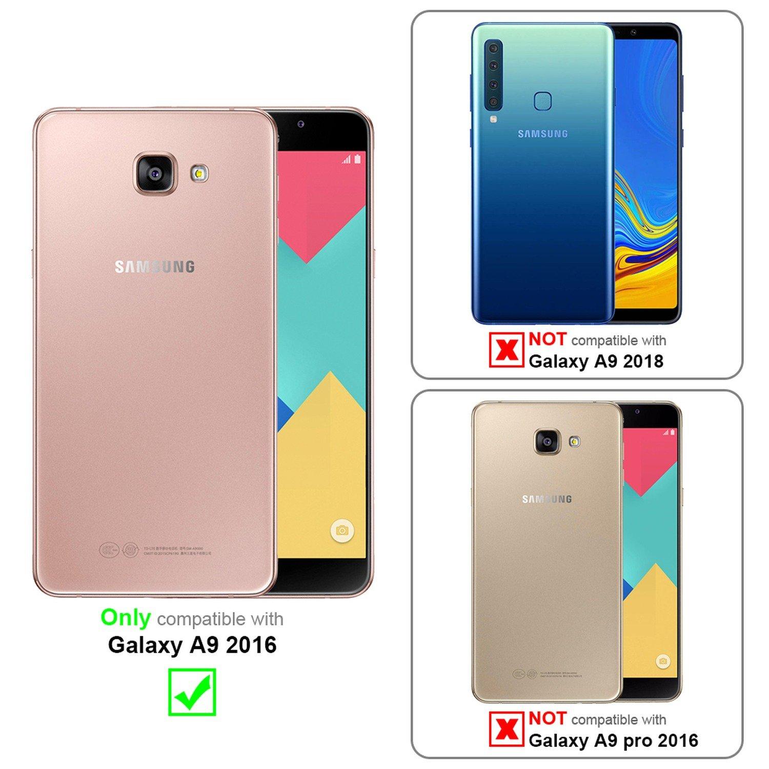 Cadorabo  Hülle für Samsung Galaxy A9 2016 Standfunktion, Kartenfach 