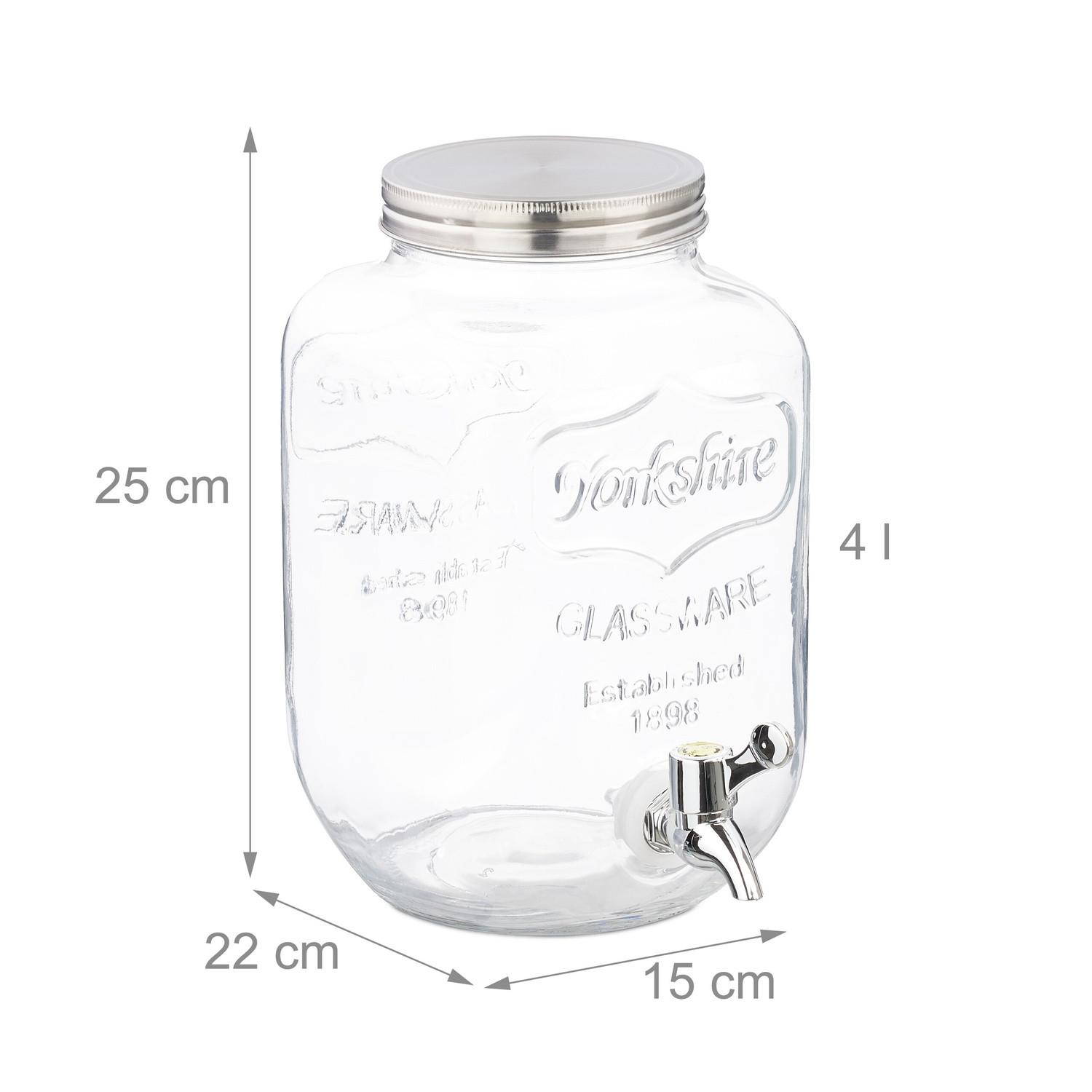 Northio Distributore di bevande da 4 litri in confezione da 2  