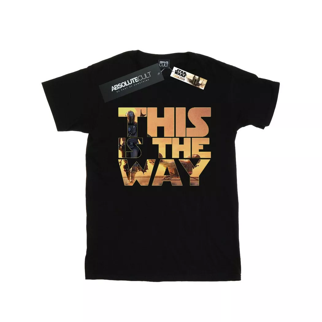 STAR WARS - The Mandalorian Way TShirt, für Damen, Schwarz, Größe S
