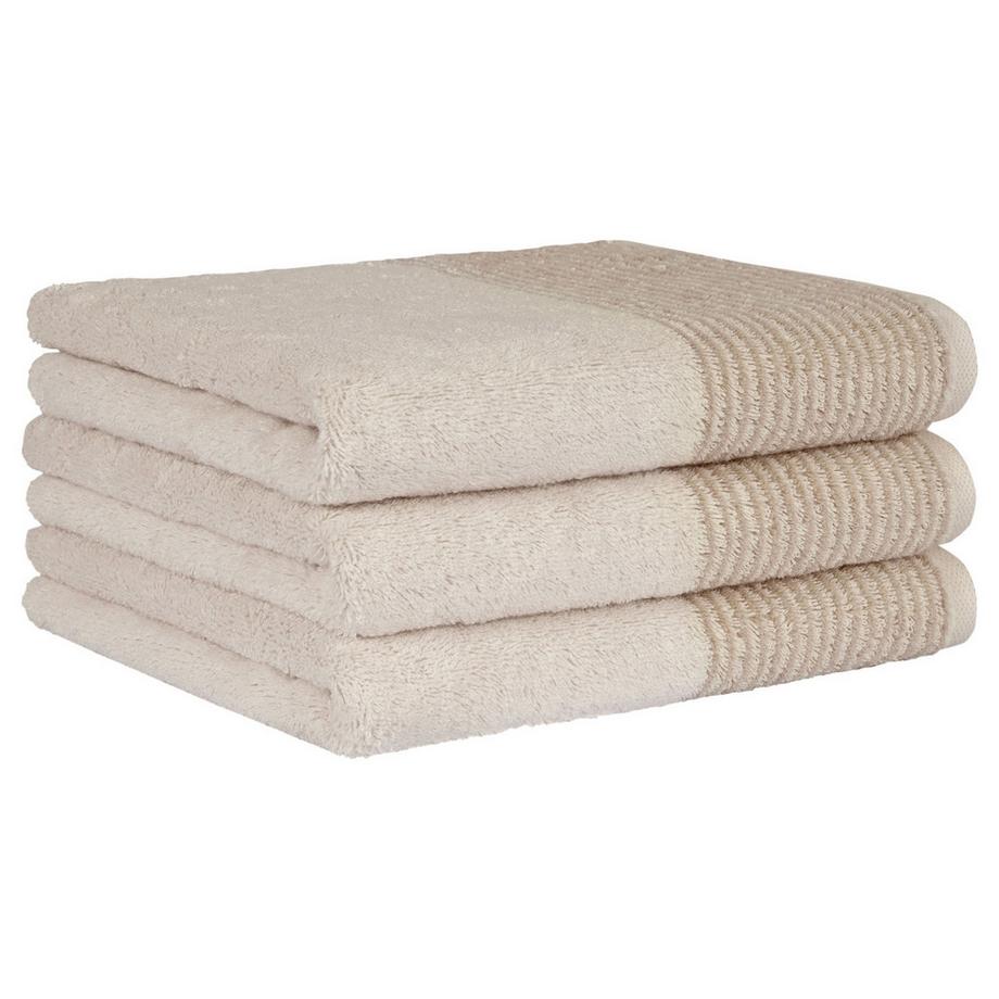 Serviette de bain  Paquet de 3-Luxury Home Two-Tone