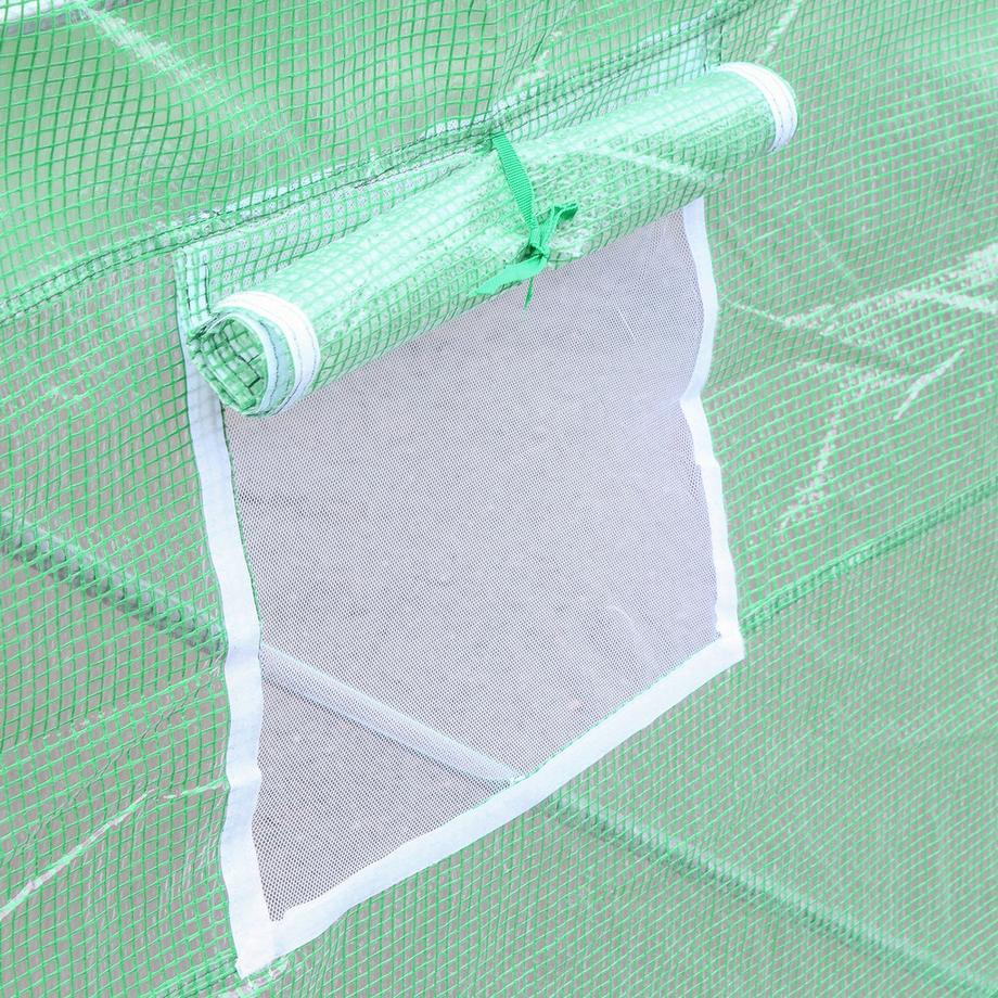 Outsunny serre en aluminium  