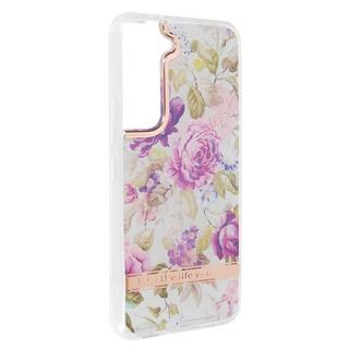 Avizar  Cover per Galaxy S22 Fiori Viola 