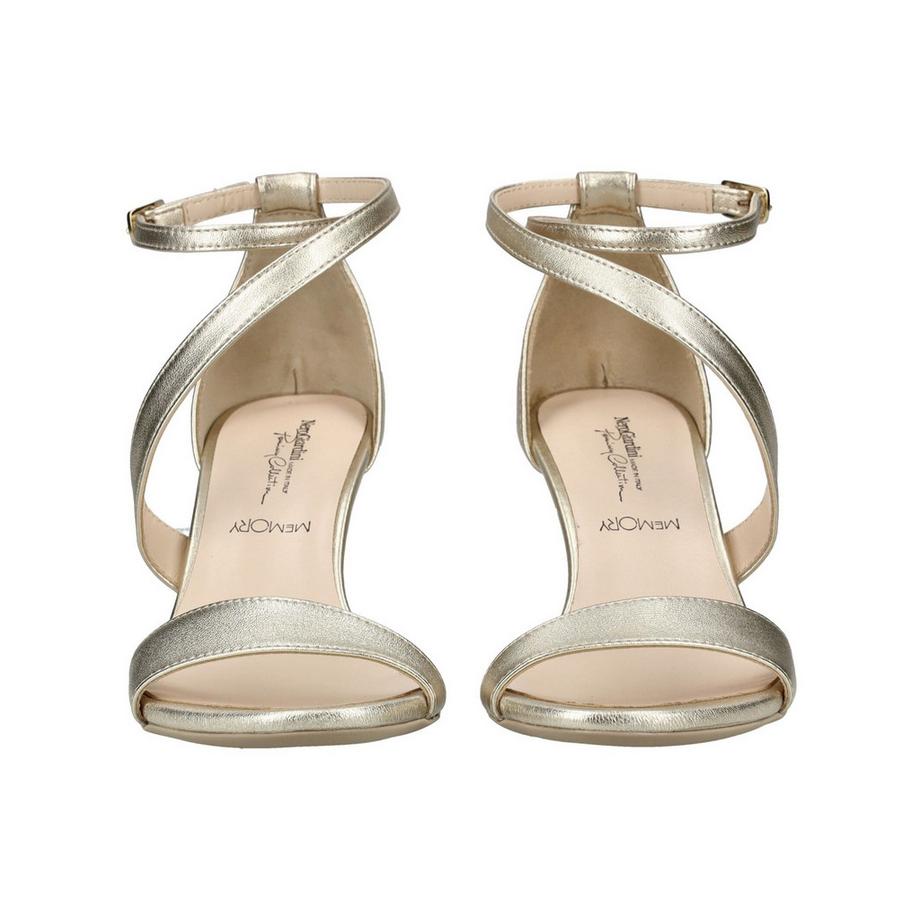 Nero Giardini Metallic Sandalen mit Knöchelriemen und Absatz  