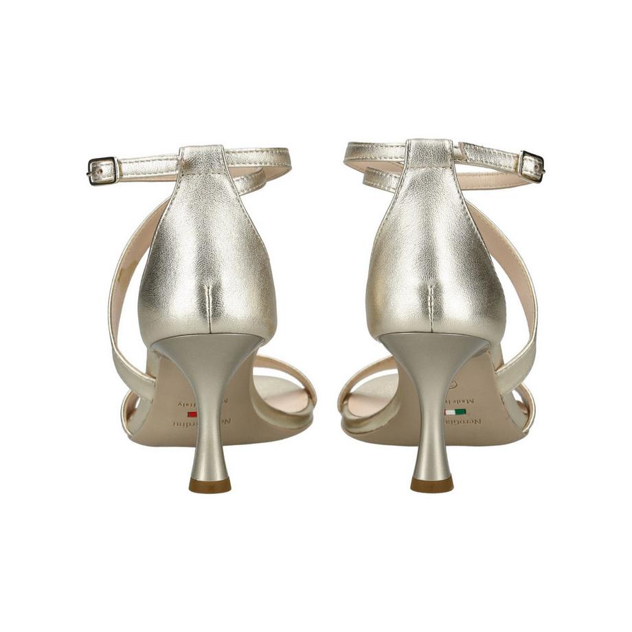 Nero Giardini Metallic Sandalen mit Knöchelriemen und Absatz  