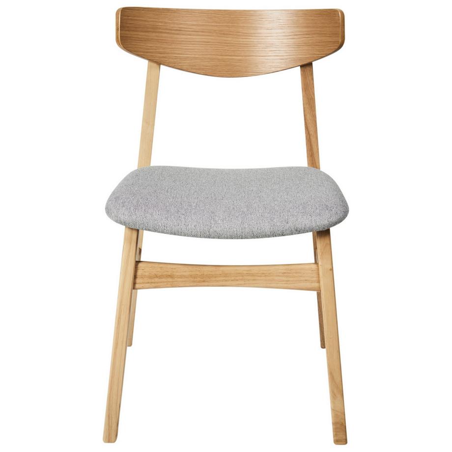 Beliani Set di 2 sedie da pranzo en Legno di caucciù Minimalista SMILEY  