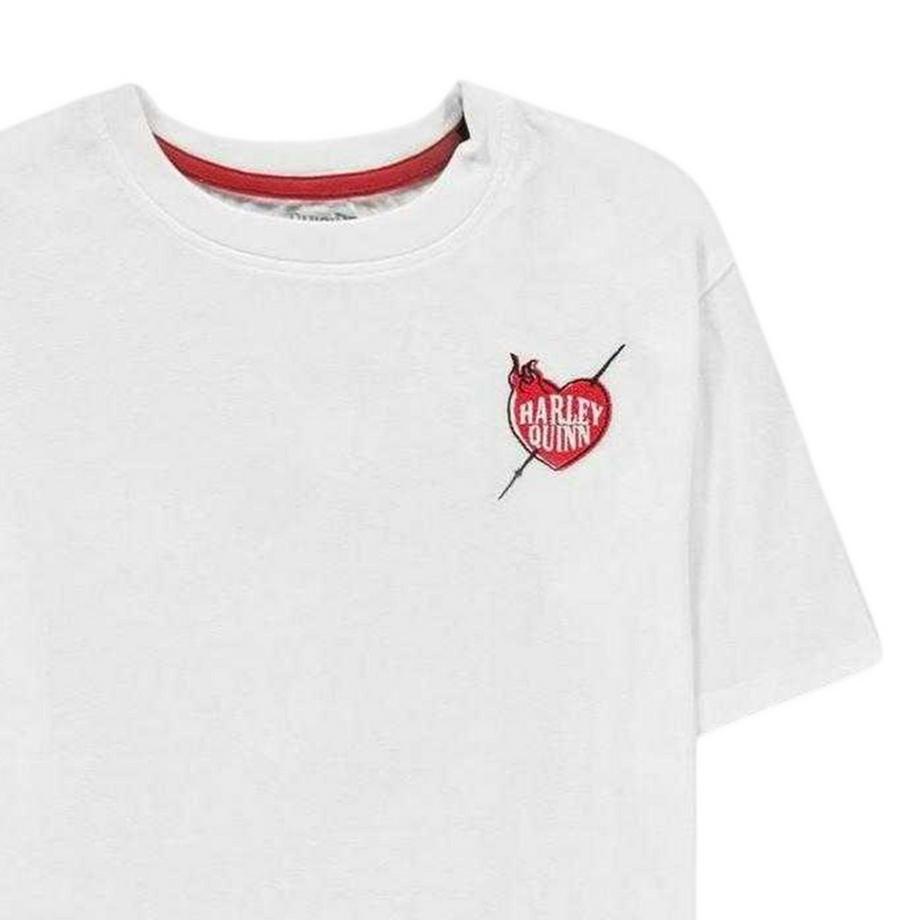 Harley Quinn  Maglietta Cuore Maglia 