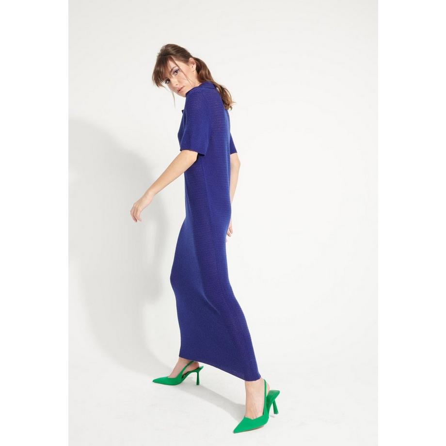 Studio Cashmere8 AVA 18 Abito Lungo Collo Polo  