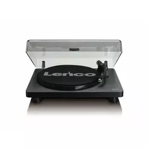 Lenco L-30BK platine Tourne-disque entraîné par courroie Noir Semi-automatique