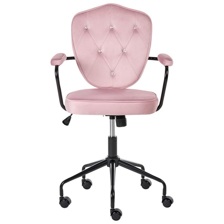 Beliani Chaise de bureau en Velours Glamour VELISSE  