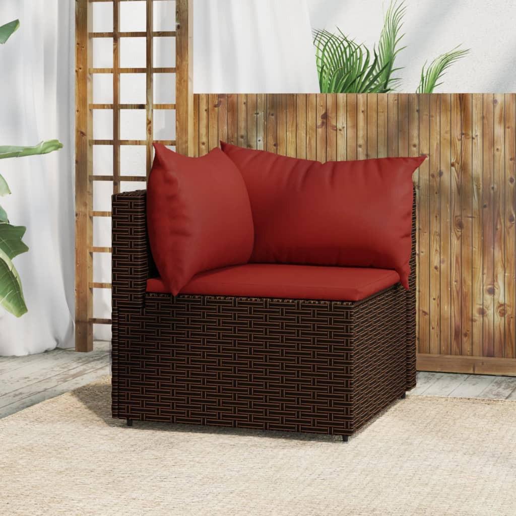 VidaXL Ecksofa poly-rattan  