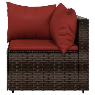 VidaXL Ecksofa poly-rattan  