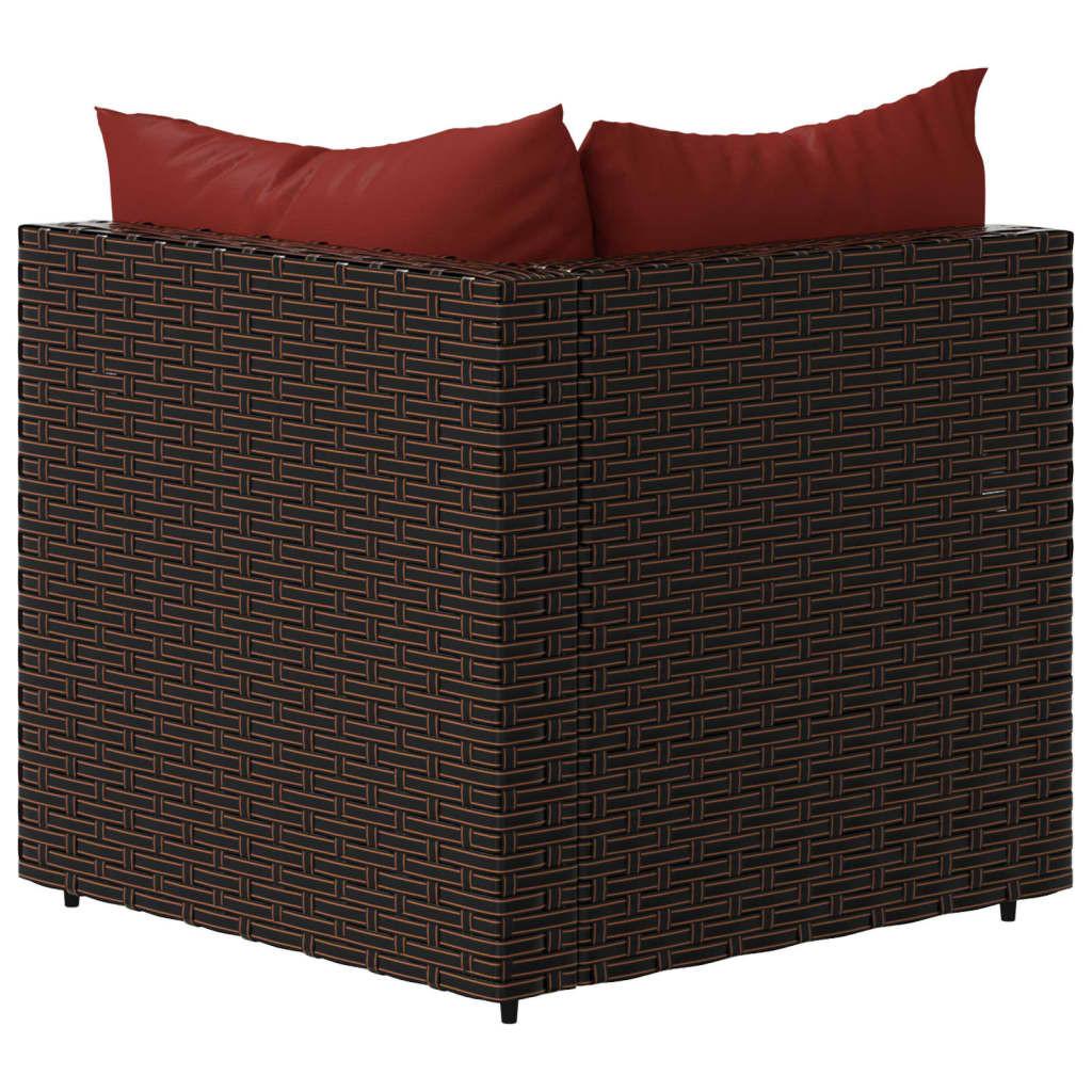 VidaXL Ecksofa poly-rattan  