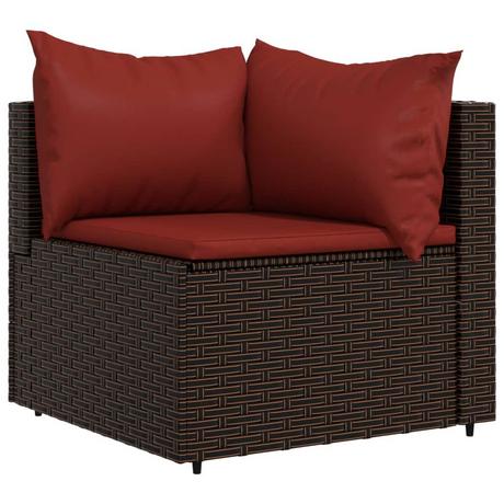 VidaXL Ecksofa poly-rattan  