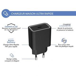 Force Power  Chargeur maison USB C PD 25W 