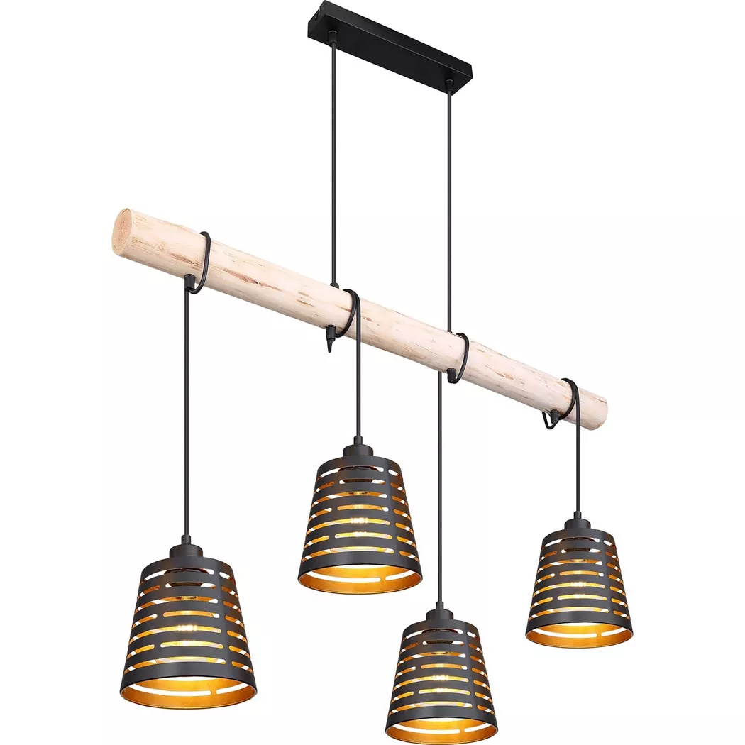 mutoni – Hängeleuchte Ablona Metall matt 4xE27, One Size, Multicolor
