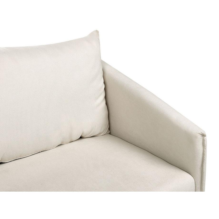 Beliani Canapé 2 places en Tissu Rétro MAURA  