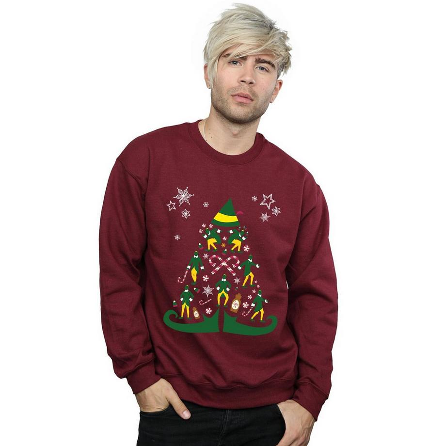 Elf Sweatshirt Arbre de Noël  