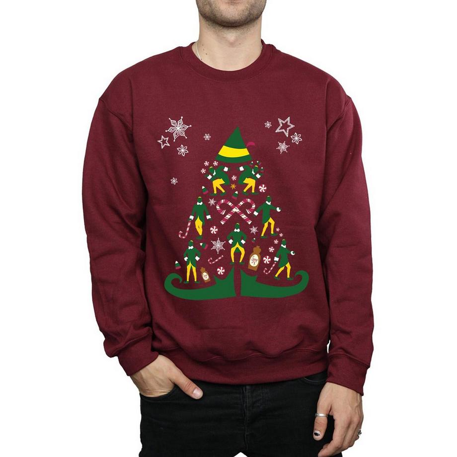 Elf Sweatshirt Arbre de Noël  
