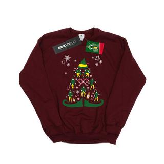 Elf Weihnachtsbaum Sweatshirt  