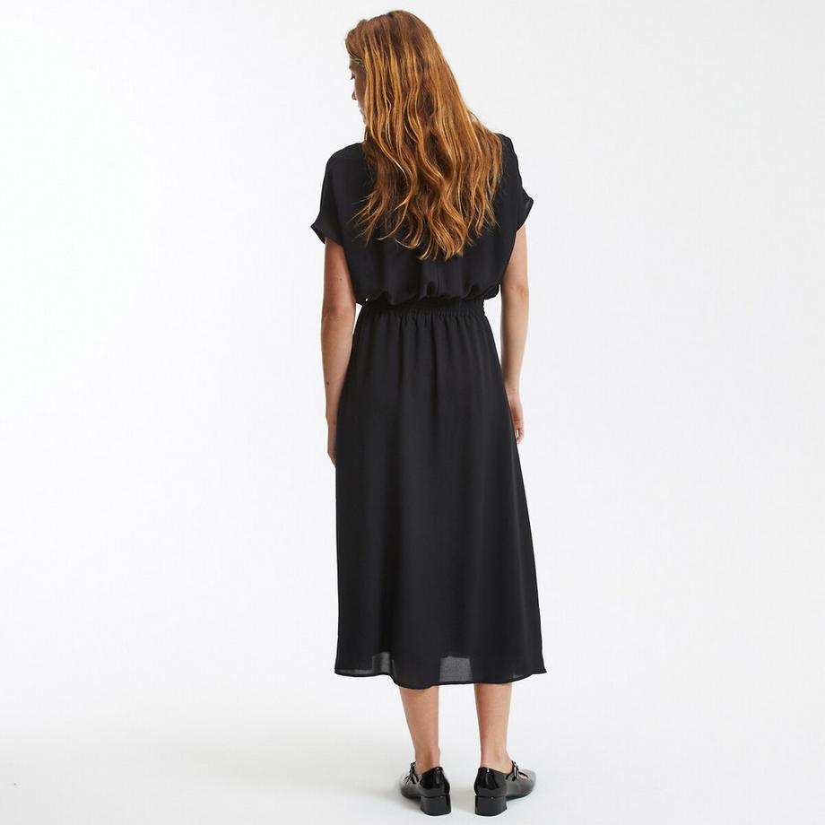 La Redoute Collections Robe longue évasée taille smockée  