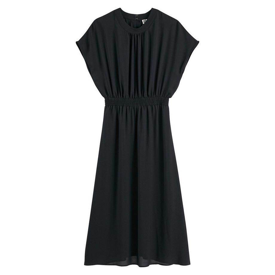 La Redoute Collections Robe longue évasée taille smockée  
